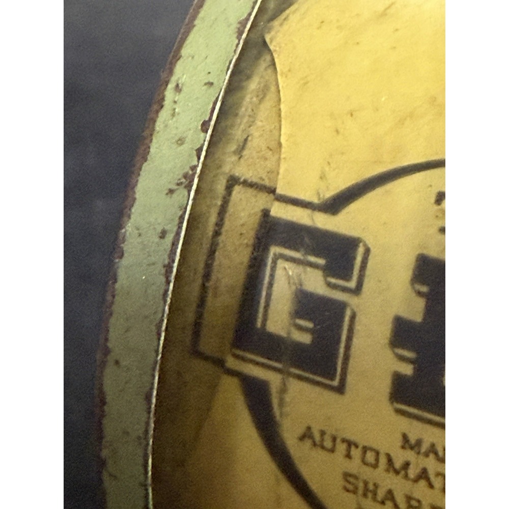 Antique APSCO "The Gem" Pencil Sharpener Single Cutter Manual Hand Crank Patina - Picture 7 of 9